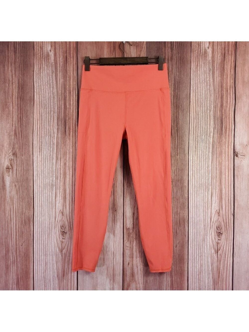 Vuori Studio Pocket Leggings Womens Size XL Grapefruit Athletic VW446